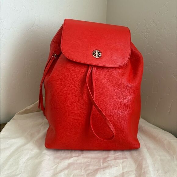 Tory Burch Leather Backpack - Picture 1 of 7